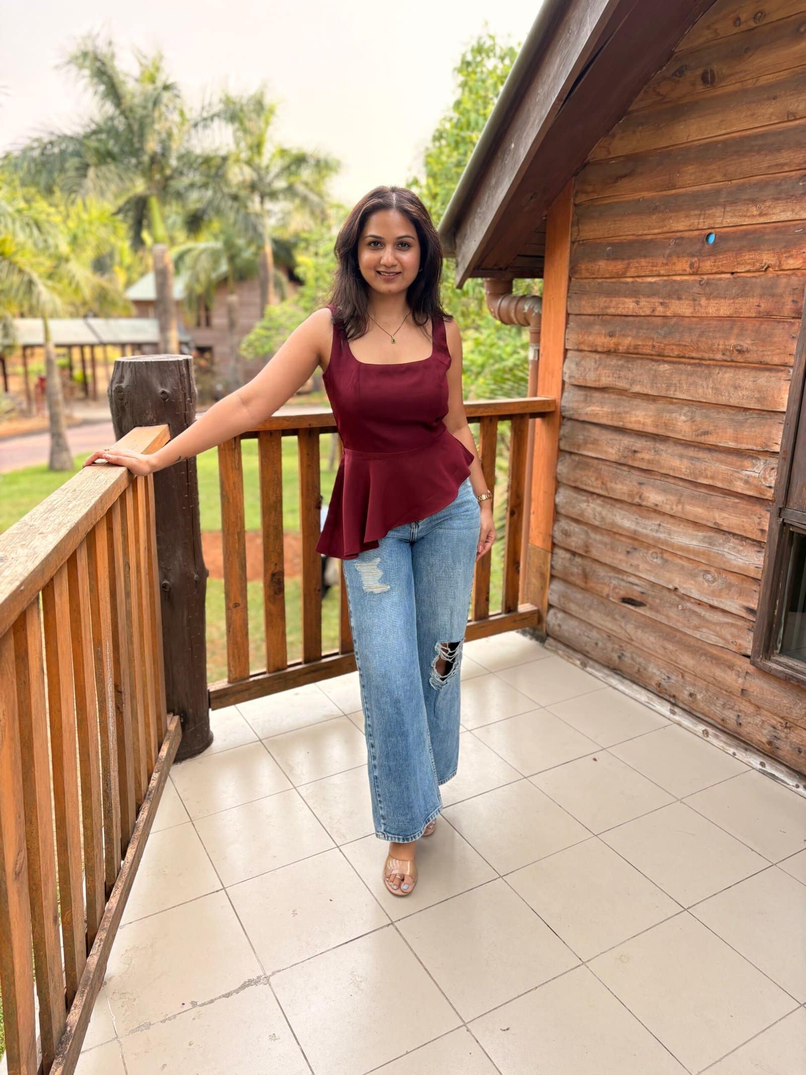 Sway in Maroon - Image 1